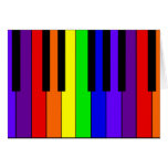 Clavier d'arc-en-ciel carte