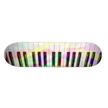 Clavier de piano plateaux de skateboards