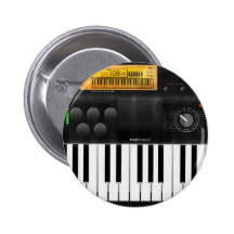 Clavier électronique pin's