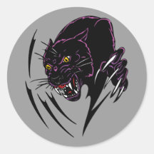 Clawing Panther Sticker