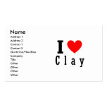 Clay, Alabama City Design Business Card Template