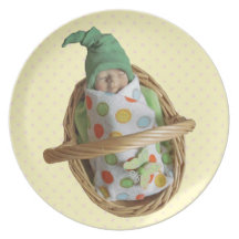 Clay Baby Party Plate
