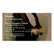 Clay Clement Vintage Theatre Business Card Template