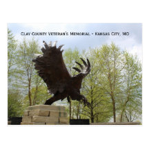 Clay County Veteran's Memorial Postcard