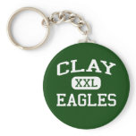 Clay - Eagles - Clay High School - Oregon Ohio Keychains