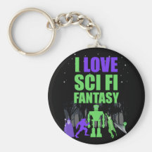 Clé d'imaginaire du sci fi d'amour de la vengeance porte-clés