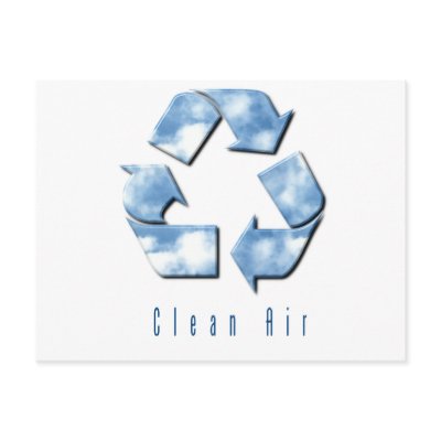 Clean Air Postcard by OrganicItems