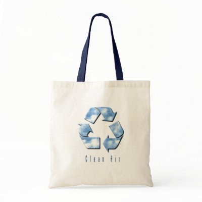 Clean Air Tote Bag by OrganicItems