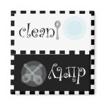 Clean and Dirty Dishwasher Magnet