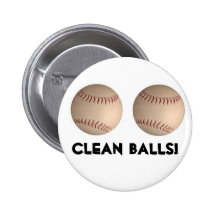 CLEAN BALLS! Button