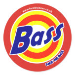 Clean Bass Sticker Large (6)