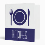Clean Blue - Recipes Binder