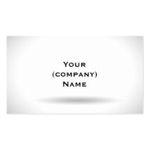Clean business card with shadows
