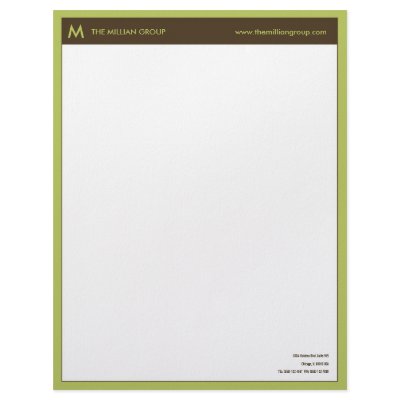 Clean Corporate Letterhead by chixcreative