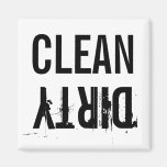 Clean Dirty Dishwasher Kitchen Magnet