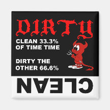 Clean Dirty Dishwasher magnet