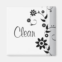 Clean Dishes Magnet