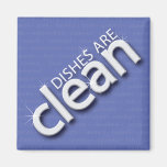 Clean Dishes Magnet