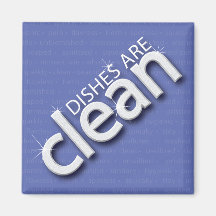 Clean Dishes Magnet