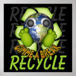 Clean Earth - Recycle Print