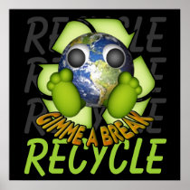 Clean Earth - Recycle Print