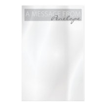 Clean Elegant Pale Grey Notepad Stationery