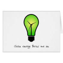 Clean Energy Bulb - Card