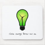 Clean Energy Bulb - Mousepad
