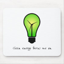 Clean Energy Bulb - Mousepad