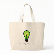 Clean Energy Bulb - Tote Bag