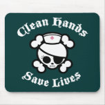 Clean Hands Save Lives Mouse Pads