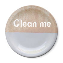 Clean me clean / dirty dishwasher magnet Font1