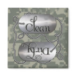 Clean N Dirty Dog Tags 3 (Dishwasher Magnet)