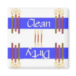 Clean or Dirty Birthday Dishwasher Magnet