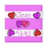 Clean or Dirty Valentine's Dishwasher Magnet