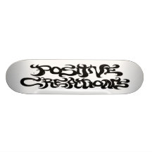 Clean P.C. Lettering Skateboard