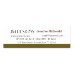 Clean Unique Plain Modern Business Cards