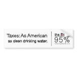 Clean water bumper stickers
