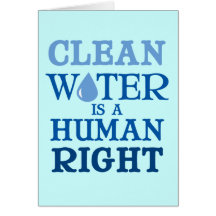 Clean Water Greeting Card