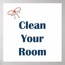 Clean Your Room Reminders Print