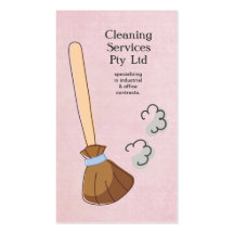 Cleaner Cleaning Service Business Profile Card Business Cards