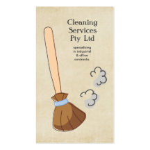Cleaner Cleaning Service Business Profile Card Business Card Templates