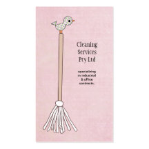 Cleaner Cleaning Service Business Profile Card Business Card