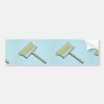 Cleaning brush bumper stickers
