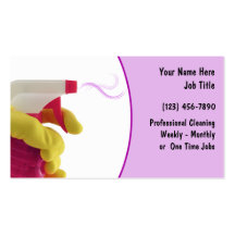 Cleaning Business Cards