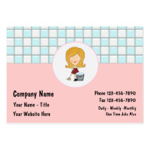 Cleaning Business Cards Large