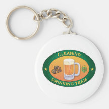 Cleaning Drinking Team Key Chains