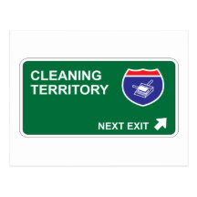 Cleaning Next Exit Post Card