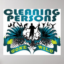 Cleaning Persons Gone Wild Poster