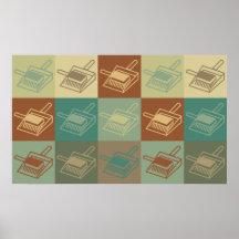 Cleaning Pop Art Poster